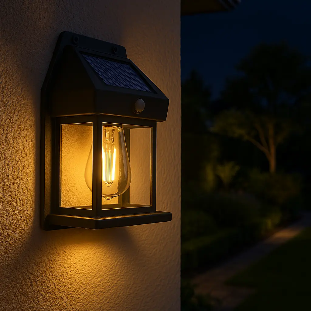 Solar Wall Light with Motion Sensor | Waterproof Garden Lamp for Outdoor Decor